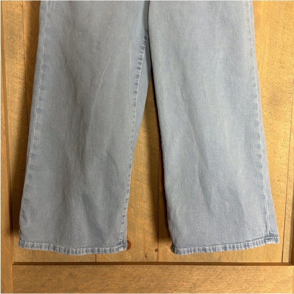 Banana Republic Factory Wide Leg Crop jeans Light wash Size 30 / 10 - Picture 5 of 12